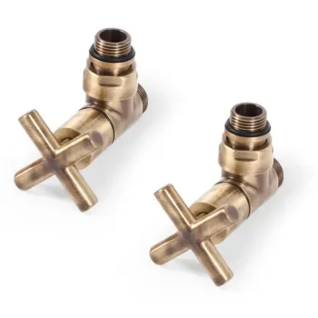 Angled regulating valve set „Minimalist”