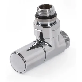 Angled regulating valve